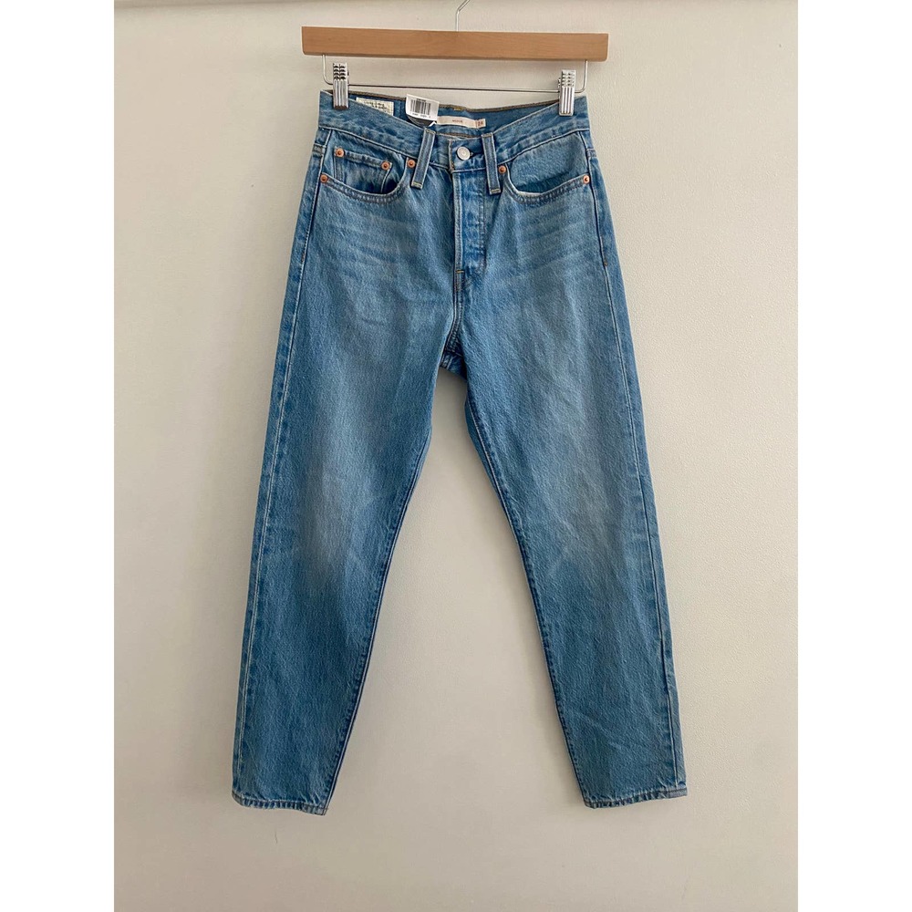 Levi's High Rise Wedgie Button Fly Jeans 100% Cotton 24 EUC new “skinny” jeans
